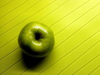 обои Зеленое яблоко фото