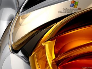 обои Windows XP золотой фото
