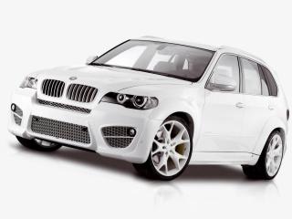 обои для рабочего стола: Белая BMW