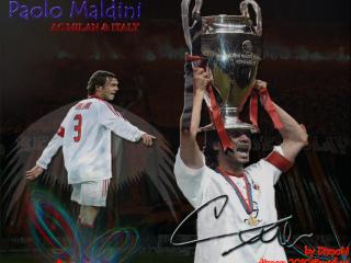 обои для рабочего стола: Paolo Maldini