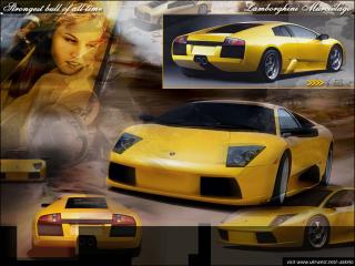 обои Желтый Lamborghini фото