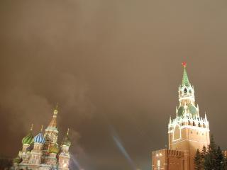 обои Ночной Кремль фото