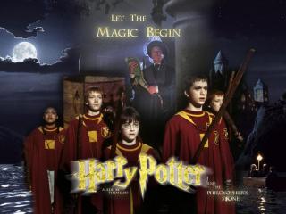 обои Harry Potter и его друзья фото