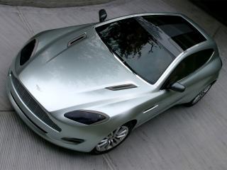 обои Aston Martin со стеклянной крышей фото