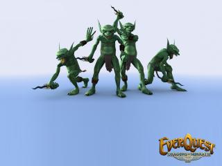 обои EverQuest - 4 зеленых существа фото