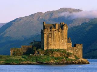 обои Замок Эйлиан в Шотландии фото