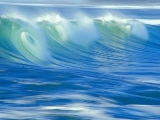 обои Зелено-голубое море пенится фото
