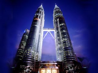 обои Башни "Петронас" в Куала-Лумпуре фото