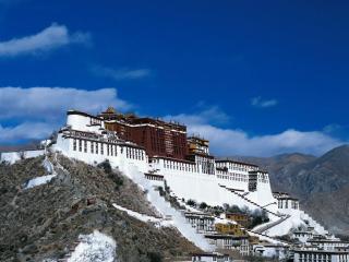 обои Дворец Потала в Тибете фото