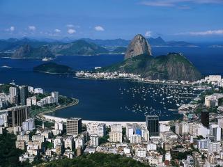 обои Рио - де- Жанейро с высоты птичьего полета фото