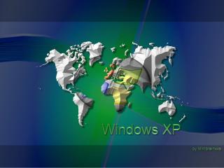 обои Карта Земли Windows XP фото