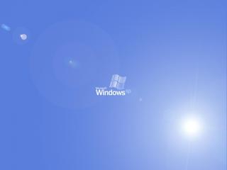 обои Небесно-голубой Windows XP фото