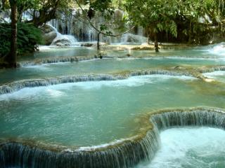 обои Водопад Куанг Си фото