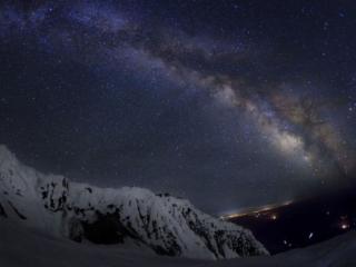 обои Млечный путь в ясную ночь фото
