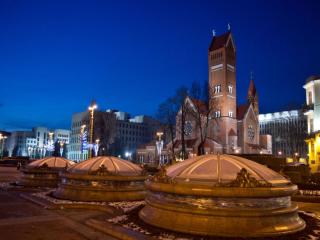 обои Ночной Минск фото