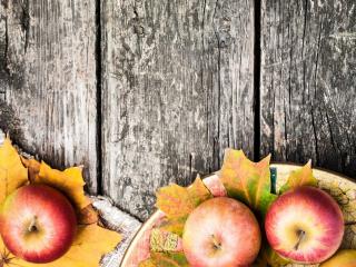 обои Осенние яблoки фото