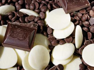 обои Черный и белый шоколад Nestle фото