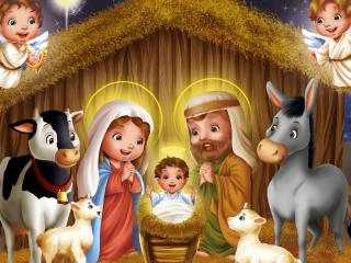 обои Рождество Иисуса Христa фото