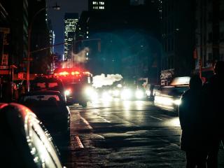 обои на улице города ночь фото