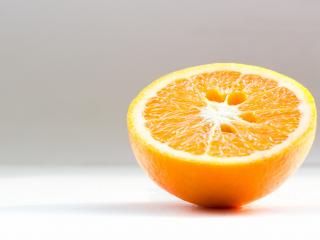 обои Половинка апельсина фото