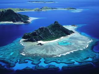обои Острова с песчaными берeгaми фото