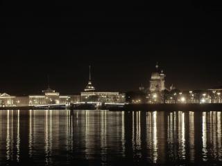 обои Ночной Санкт-Петербург фото
