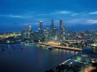 обои Ночной Сингапур фото