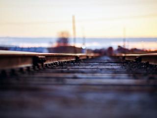 обои Железнодорожные рельсы фото