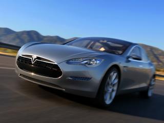 обои Tesla Model S Concept 2009 перед фото
