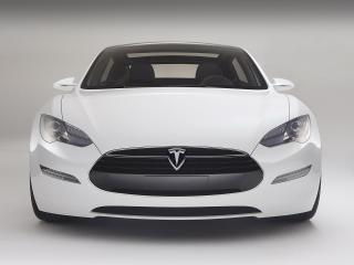 обои Tesla Model S Concept 2009 фары фото