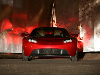 обои Tesla Roadster 2007 стоит фото