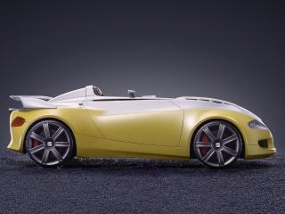 обои Seat Tango Roadster Concept 2001 бок фото