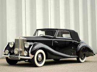 обои Rolls-Royce Silver Wraith Drophead Coupe by Franay 1947 перед фото