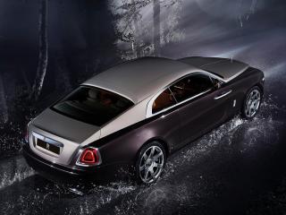 обои Rolls-Royce Wraith 2013 сверху фото