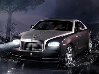 обои Rolls-Royce Wraith 2013 фары фото