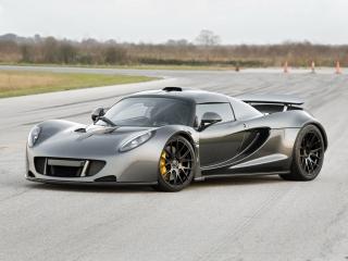 обои для рабочего стола: Hennessey Venom GT World Speed Record Car 2013 перед