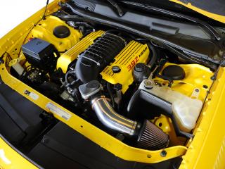 обои Hennessey Dodge Challenger SRT8 392 Yellow Jacket 2013 двигатель фото