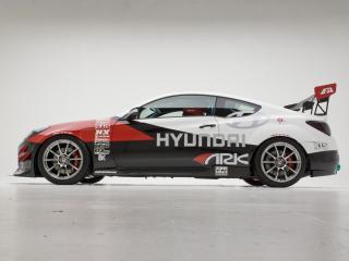 обои ARK Performance Genesis Coupe R-Spec Track Edition 2012 бок фото