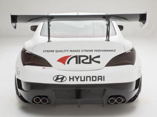обои ARK Performance Genesis Coupe R-Spec Track Edition 2012 зад фото
