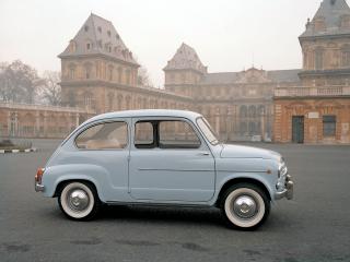 обои Fiat 600 D (100) 1960 бок фото