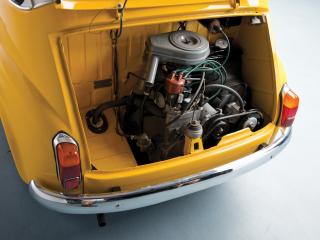 обои для рабочего стола: Fiat 600 D Multipla 1960 мотор