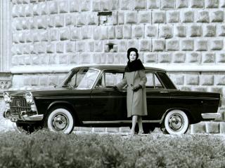 обои Fiat 2300 1963 девушка фото