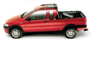 обои Fiat Strada EU-spec 2003 сбоку фото