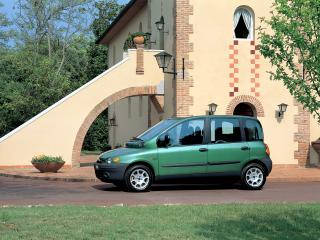обои Fiat Multipla (186) 1998 зеленая фото