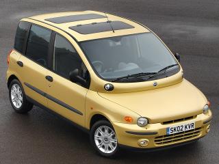 обои Fiat Multipla UK-spec 2001 боком фото