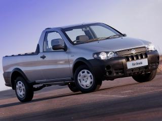 обои Fiat Strada ZA-spec 2005 белая фото