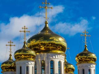обои Золото Русских церквей фото