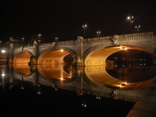 обои Мост - отражение фото