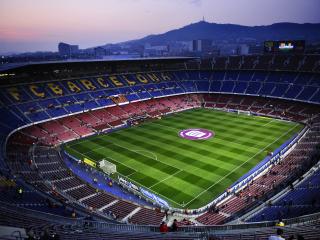 обои Футбольное поле Барселоны фото
