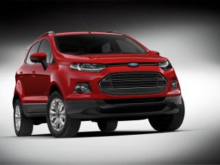 обои Ford EcoSport красного цвета фото
